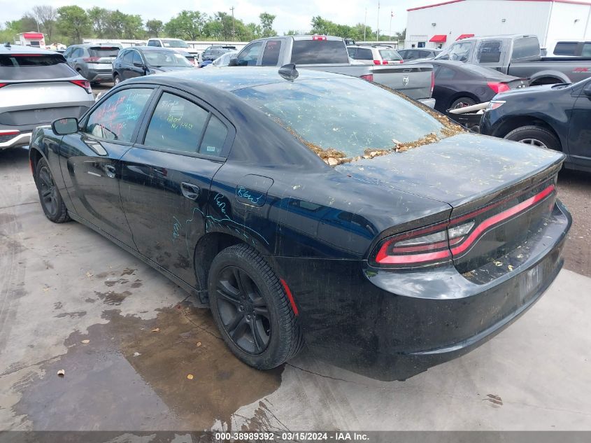 2023 Dodge Charger Sxt VIN: 2C3CDXBG0PH550572 Lot: 38989392