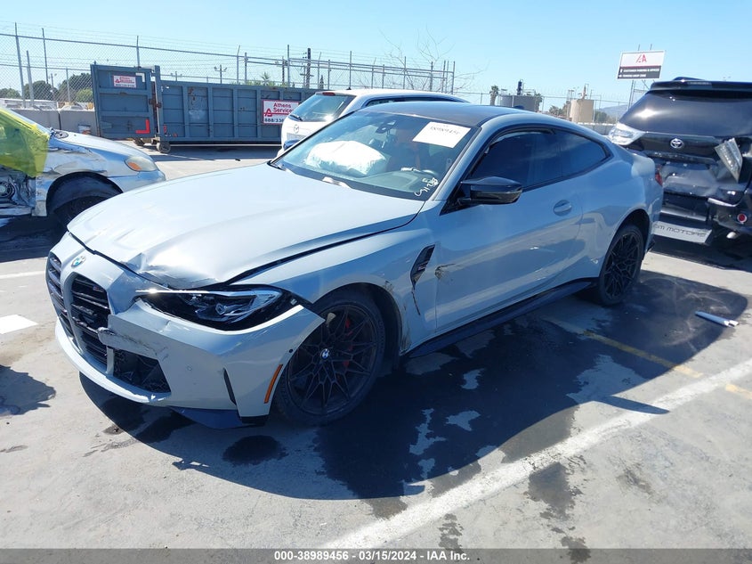 2021 BMW M4 Competition VIN: WBS33AZ09MCG63399 Lot: 38989456