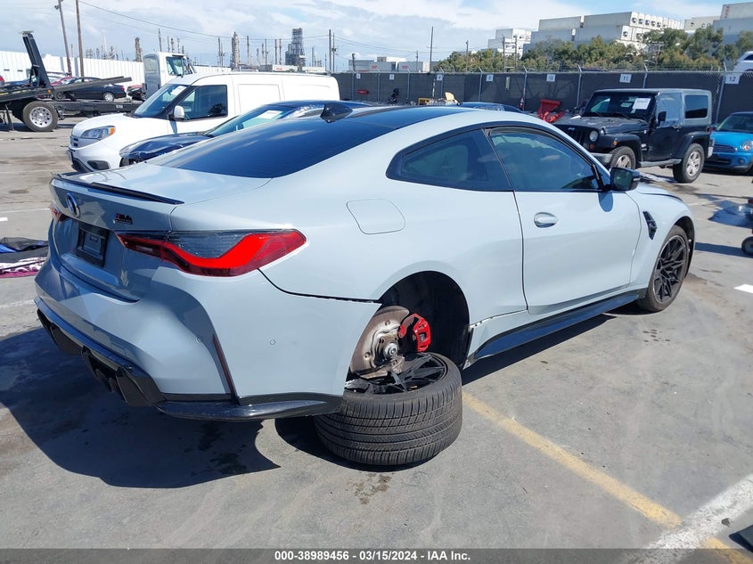 2021 BMW M4 Competition VIN: WBS33AZ09MCG63399 Lot: 38989456