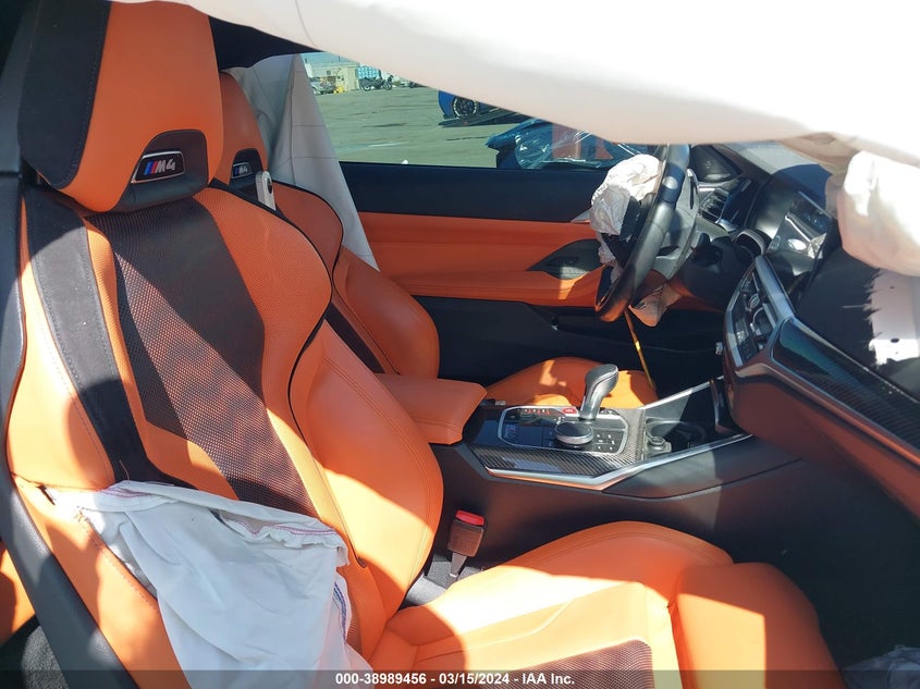 2021 BMW M4 Competition VIN: WBS33AZ09MCG63399 Lot: 38989456