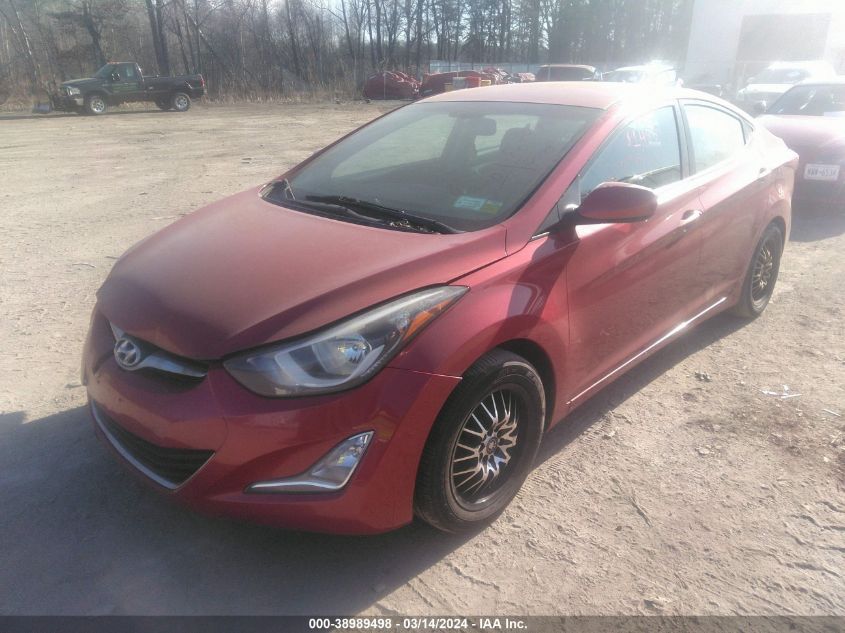 KMHDH4AE2GU518301 | 2016 HYUNDAI ELANTRA