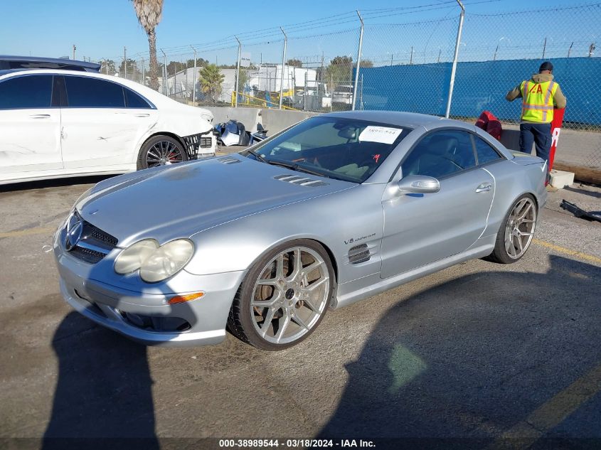 2005 Mercedes-Benz Sl 55 Amg VIN: WDBSK74FX5F087290 Lot: 38989544