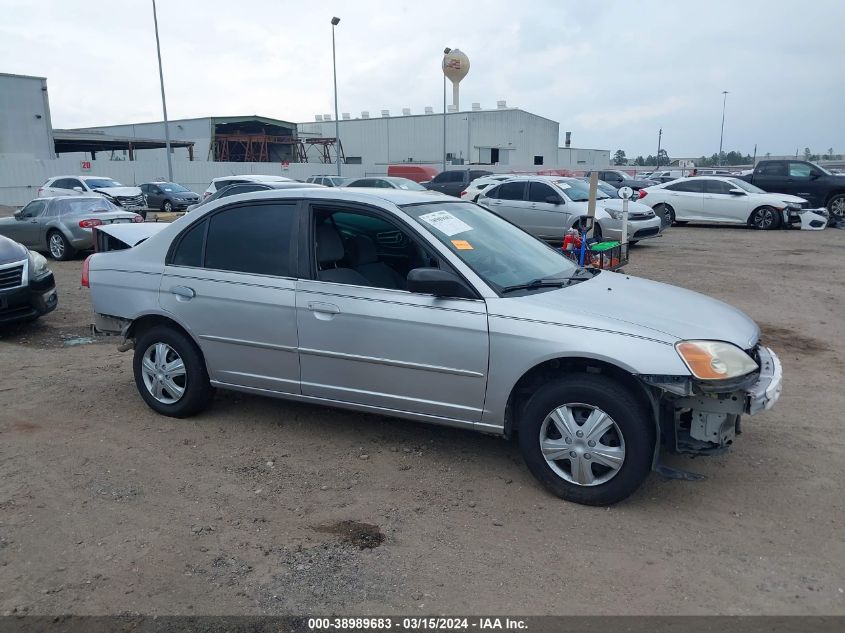 2002 Honda Civic Lx VIN: 1HGES15502L021945 Lot: 38989683