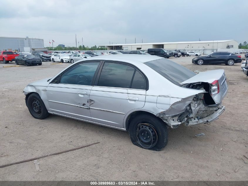 2002 Honda Civic Lx VIN: 1HGES15502L021945 Lot: 38989683