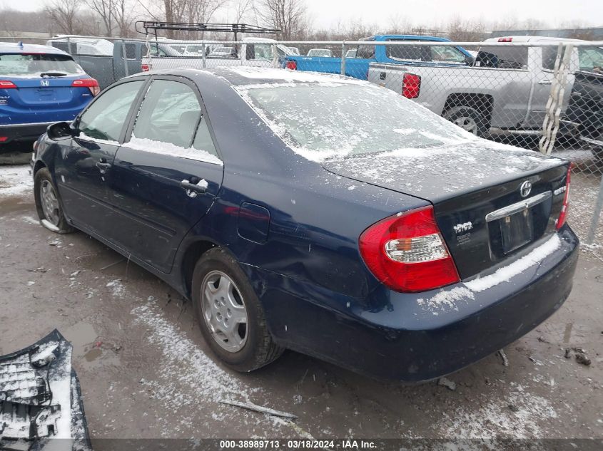 2003 Toyota Camry Le V6 VIN: 4T1BF32K73U055352 Lot: 38989713