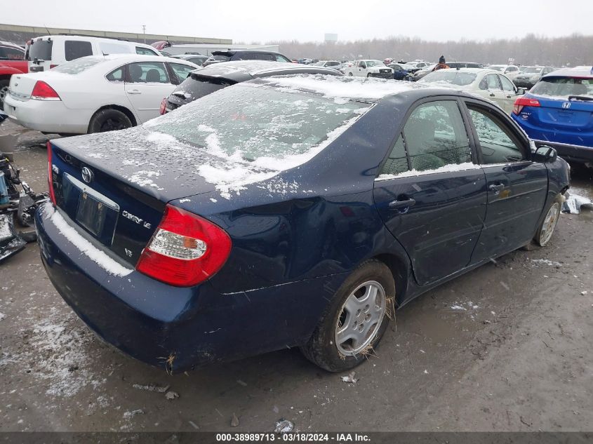 2003 Toyota Camry Le V6 VIN: 4T1BF32K73U055352 Lot: 38989713