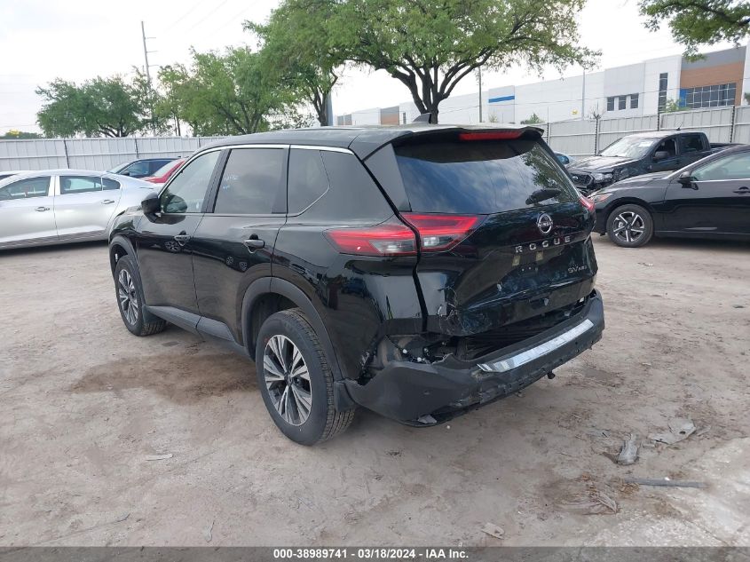 2023 Nissan Rogue Sv Intelligent Awd VIN: JN8BT3BB2PW193148 Lot: 38989741