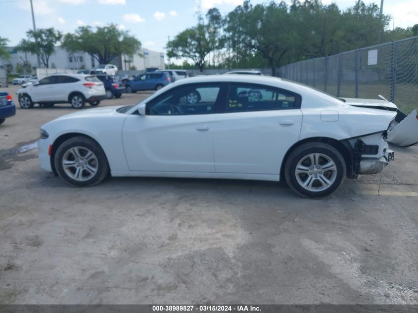 2022 Dodge Charger Sxt Rwd VIN: 2C3CDXBG3NH247976 Lot: 38989827