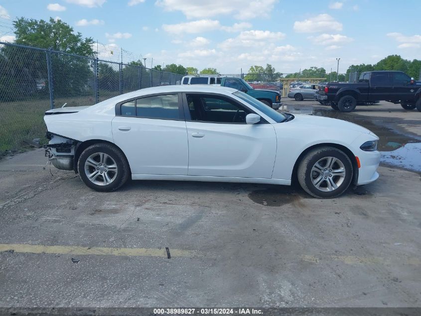 2022 Dodge Charger Sxt Rwd VIN: 2C3CDXBG3NH247976 Lot: 38989827