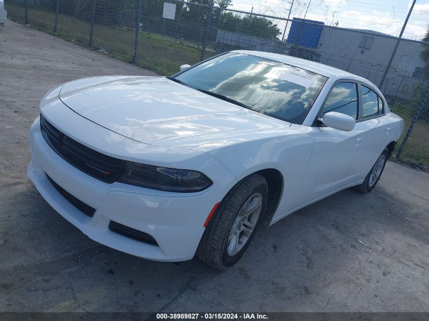 2022 Dodge Charger Sxt Rwd VIN: 2C3CDXBG3NH247976 Lot: 38989827