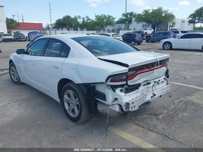 2022 Dodge Charger Sxt Rwd VIN: 2C3CDXBG3NH247976 Lot: 38989827