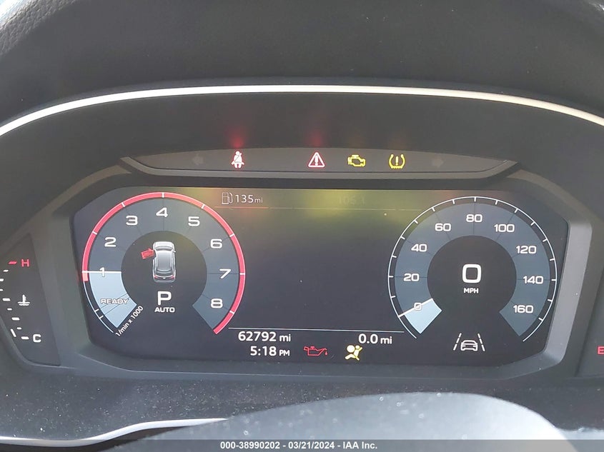 2021 AUDI Q3 2.0L I-4 DI, DOHC, V(VIN: WA1DECF36M1054354