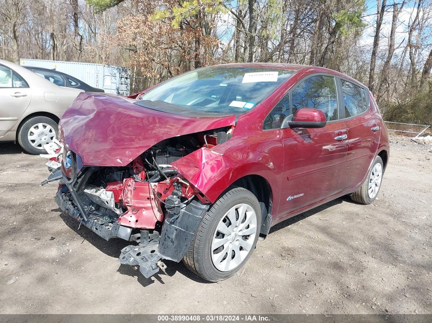2017 Nissan Leaf S VIN: 1N4BZ0CPXHC306873 Lot: 38990408