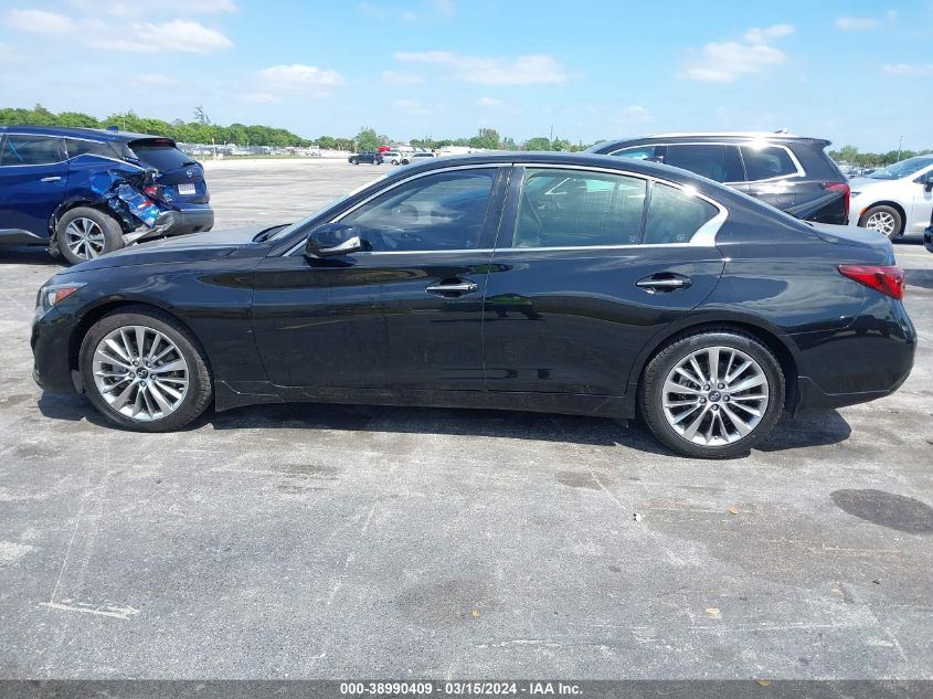 JN1EV7BR6NM340817 | 2022 INFINITI Q50