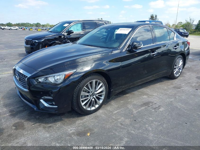 JN1EV7BR6NM340817 | 2022 INFINITI Q50