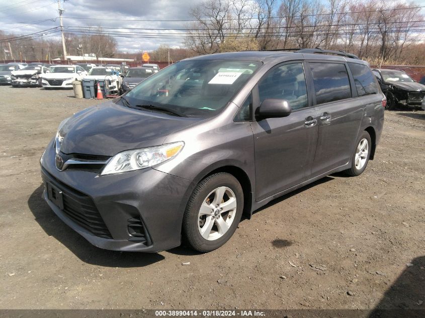 2020 Toyota Sienna Le VIN: 5TDKZ3DC2LS043633 Lot: 38990414