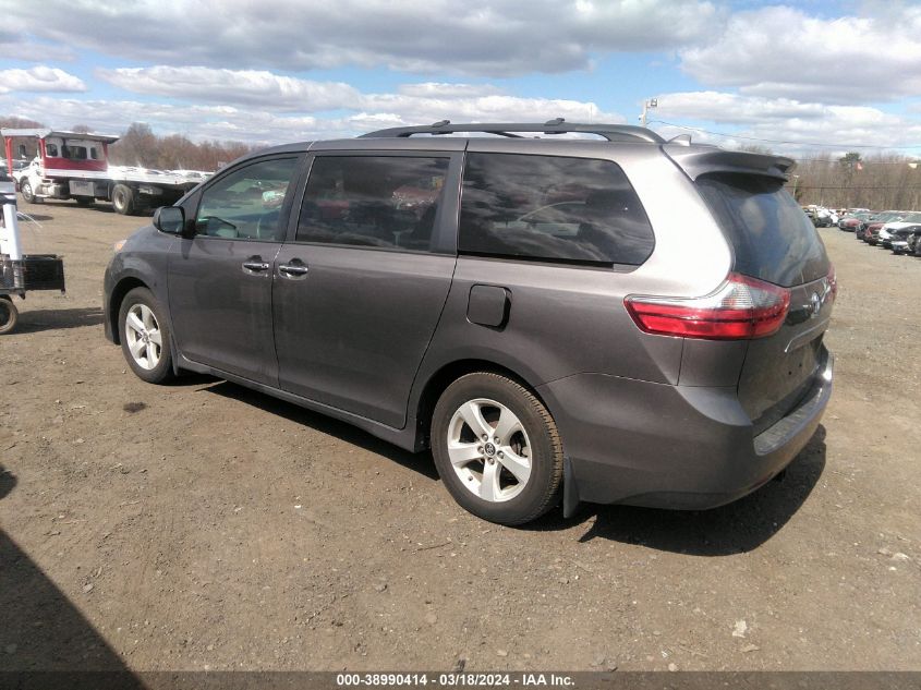 2020 Toyota Sienna Le VIN: 5TDKZ3DC2LS043633 Lot: 38990414