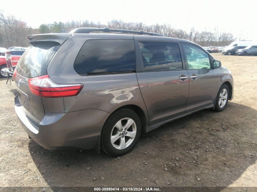 2020 Toyota Sienna Le VIN: 5TDKZ3DC2LS043633 Lot: 38990414