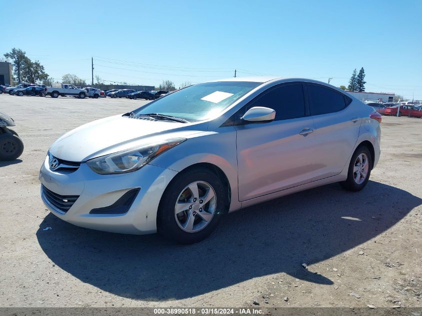 2015 Hyundai Elantra Se VIN: 5NPDH4AE6FH622898 Lot: 38990518