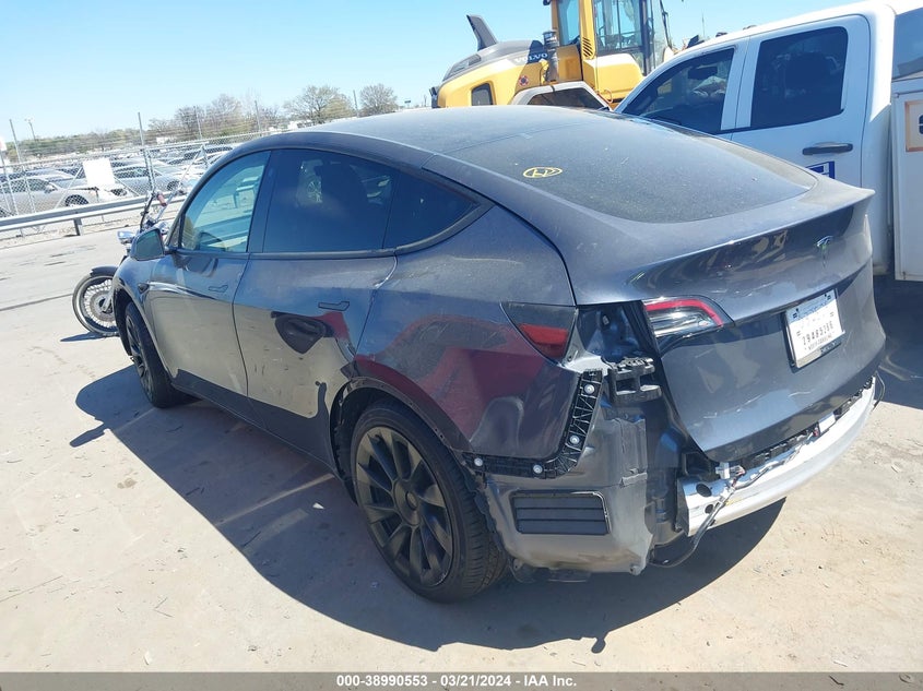 2022 TESLA MODEL Y U   U(VIN: 7SAYGDEE3NF480234