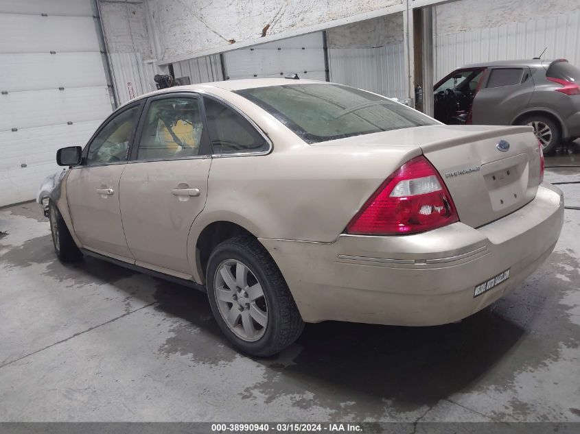 2007 Ford Five Hundred Sel VIN: 1FAHP24187G163399 Lot: 38990940