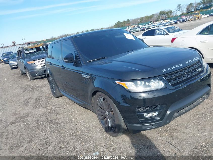 2015 Land Rover Range Rover Sport 3.0L V6 Supercharged Hse VIN: SALWR2VF2FA538056 Lot: 38990944