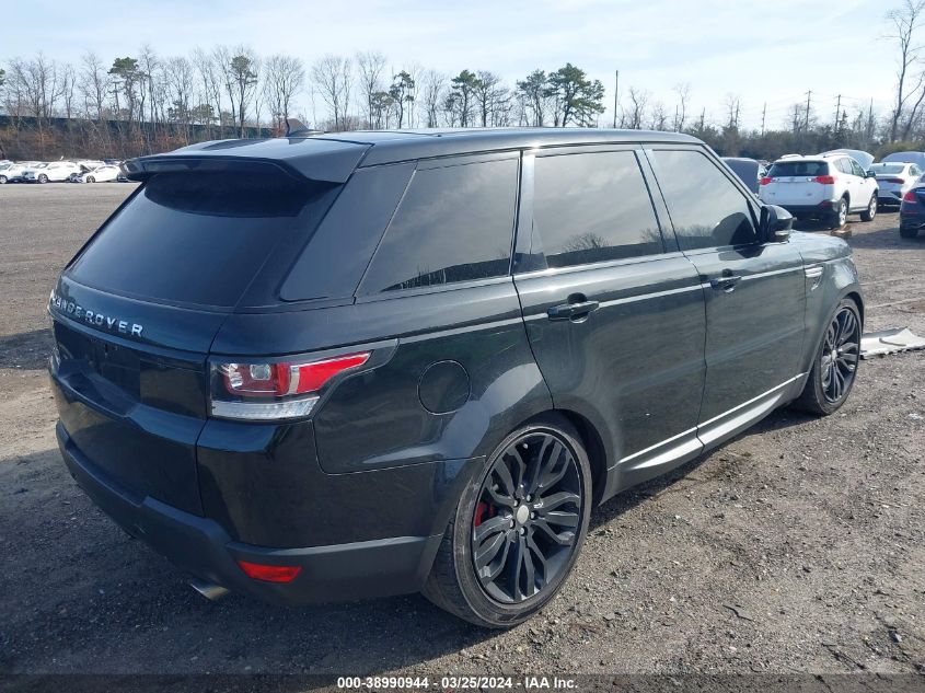 2015 Land Rover Range Rover Sport 3.0L V6 Supercharged Hse VIN: SALWR2VF2FA538056 Lot: 38990944