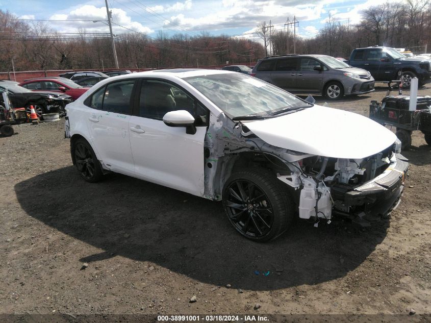 2023 Toyota Corolla Hybrid Se Infrared VIN: JTDBDMHE2PJ001689 Lot: 38991001