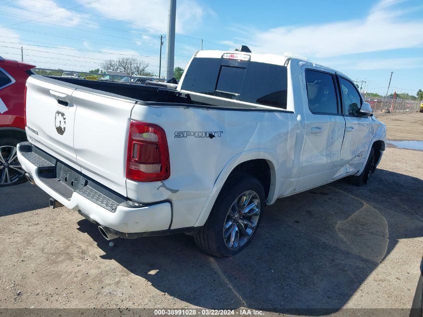 2020 Ram 1500 Laramie 4X2 5'7 Box VIN: 1C6RREJT0LN346535 Lot: 38991028