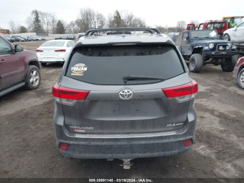 2017 Toyota Highlander Xle VIN: 5TDJZRFH3HS376759 Lot: 38991140