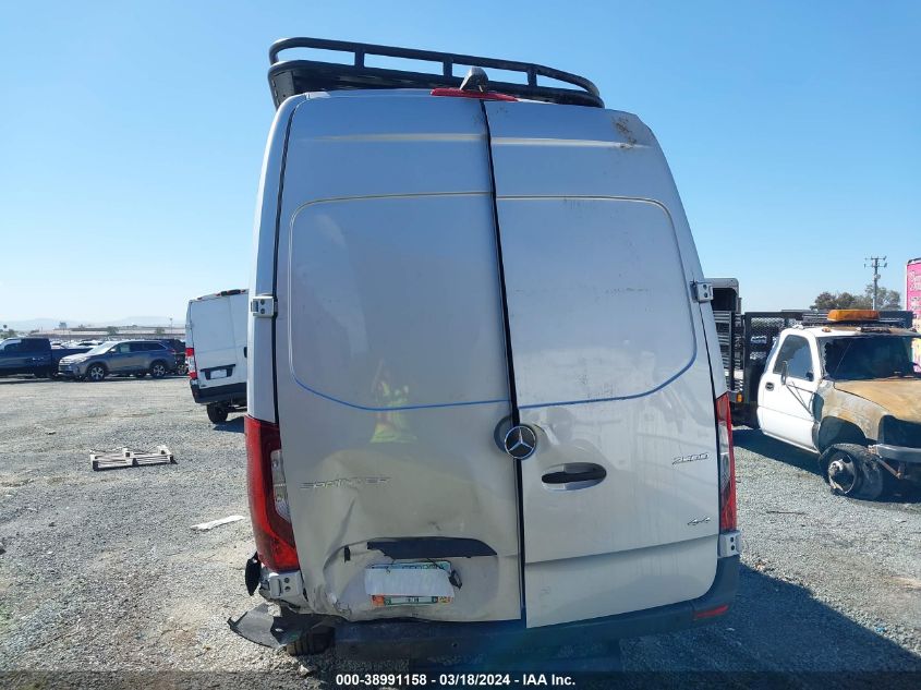 2022 Mercedes-Benz Sprinter 2500 High Roof V6 VIN: W1W4ECVY0NT118580 Lot: 38991158