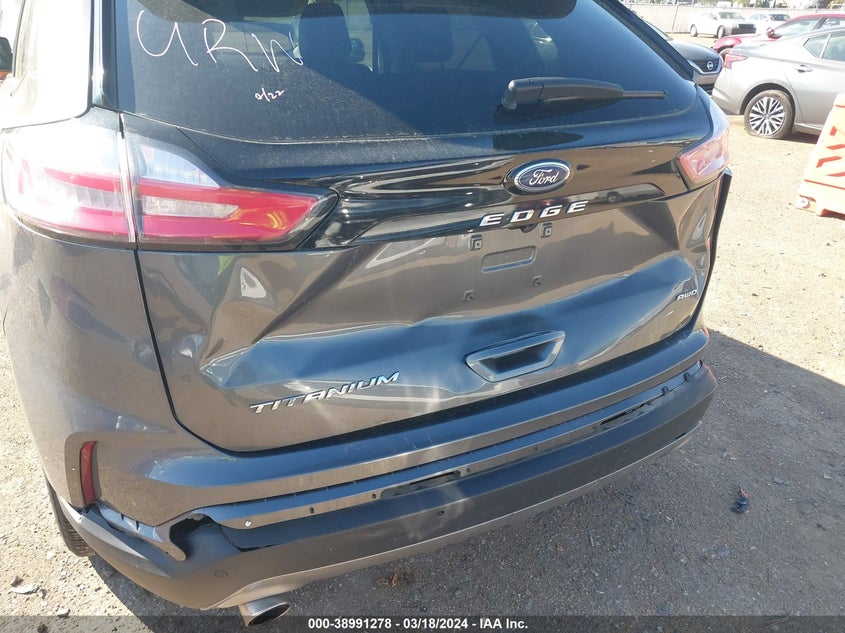 VIN 2FMPK4K90NBB03691 2022 FORD EDGE TITANIUM