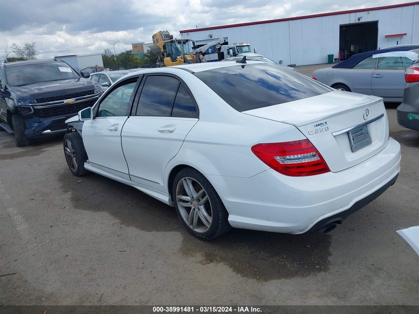 2014 MERCEDES-BENZ C-CLASS VIN: WDDGF4HB6EA965561