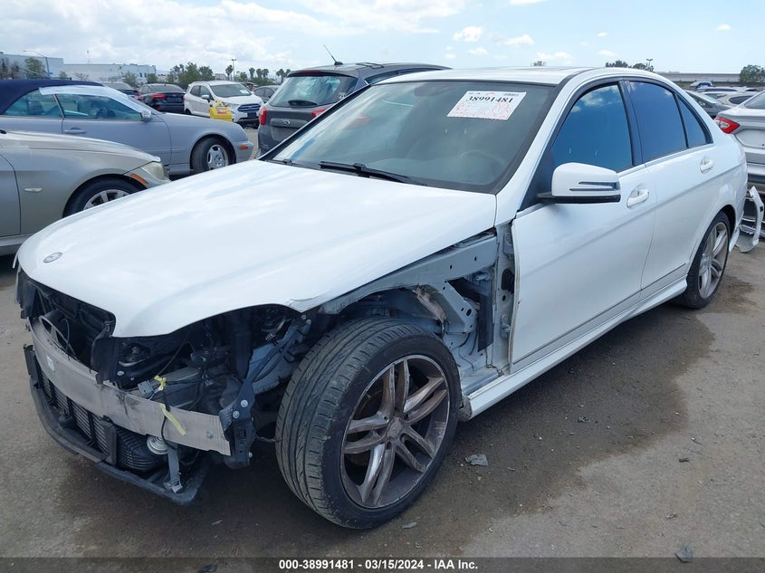 2014 MERCEDES-BENZ C-CLASS VIN: WDDGF4HB6EA965561