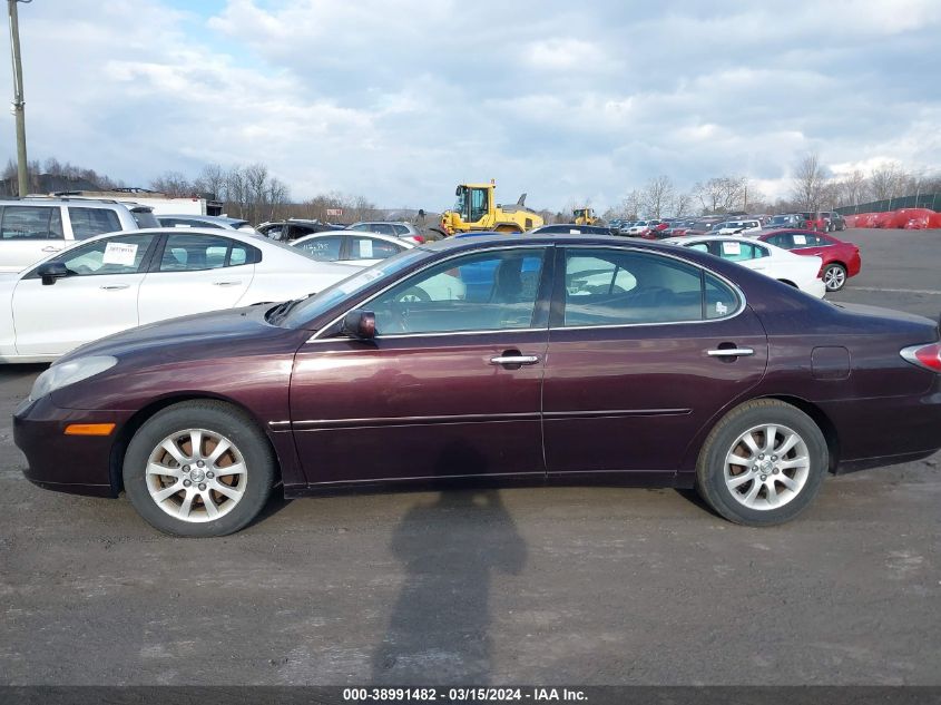 JTHBA30G645005599 | 2004 LEXUS ES 330