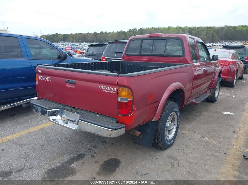 1999 Toyota Tacoma Prerunner VIN: 4TASM92N2XZ521653 Lot: 38991621