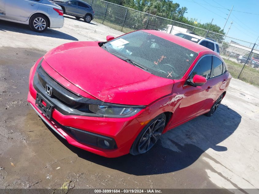 2HGFC2F86KH516633 | 2019 HONDA CIVIC