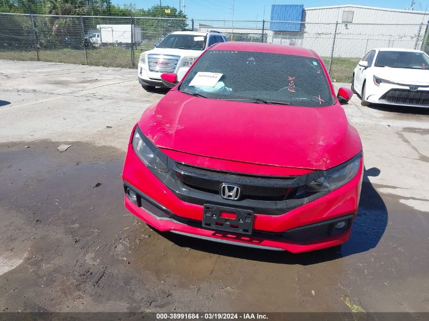 2HGFC2F86KH516633 | 2019 HONDA CIVIC