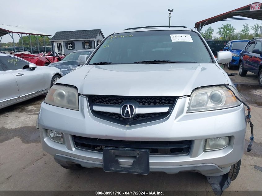 2006 Acura Mdx VIN: 2HNYD18986H544373 Lot: 38991710