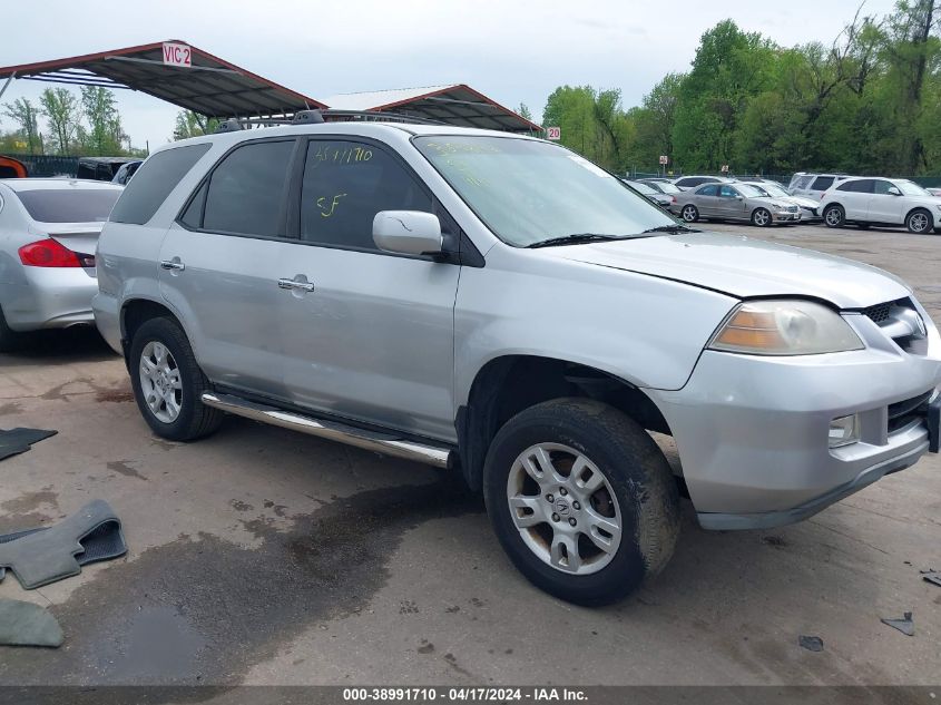 2006 Acura Mdx VIN: 2HNYD18986H544373 Lot: 38991710