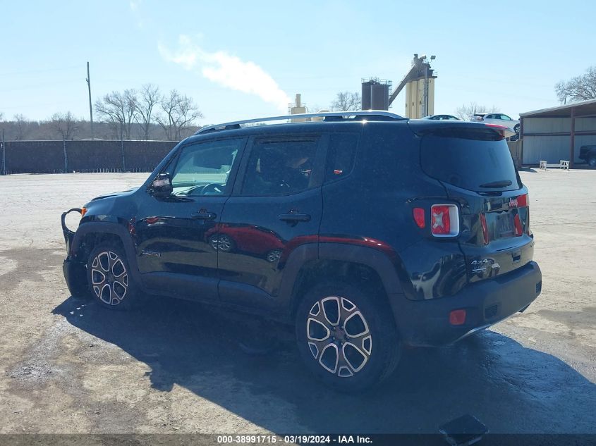 2018 Jeep Renegade Limited 4X4 VIN: ZACCJBDB9JPH66872 Lot: 38991715