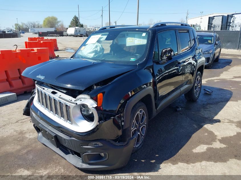 2018 Jeep Renegade Limited 4X4 VIN: ZACCJBDB9JPH66872 Lot: 38991715