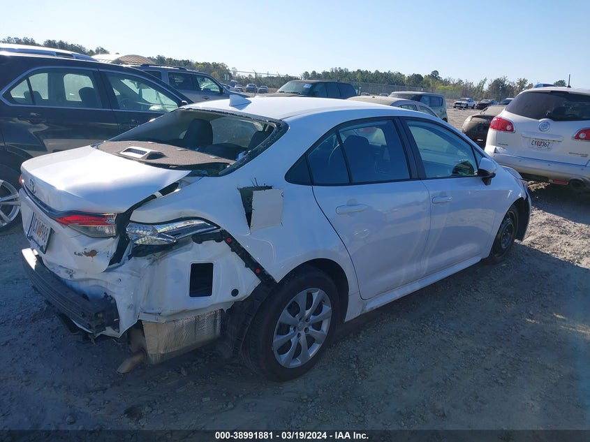VIN 5YFEPMAE3NP348729 2022 TOYOTA COROLLA LE