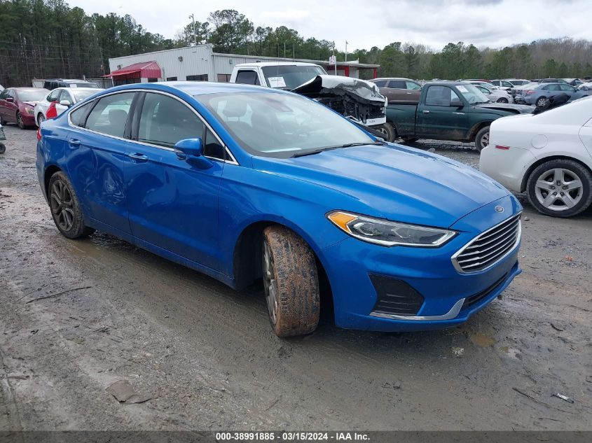 2019 Ford Fusion Sel VIN: 3FA6P0CD7KR180462 Lot: 38991885