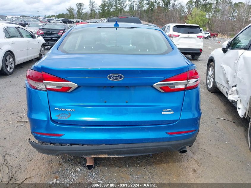 2019 Ford Fusion Sel VIN: 3FA6P0CD7KR180462 Lot: 38991885