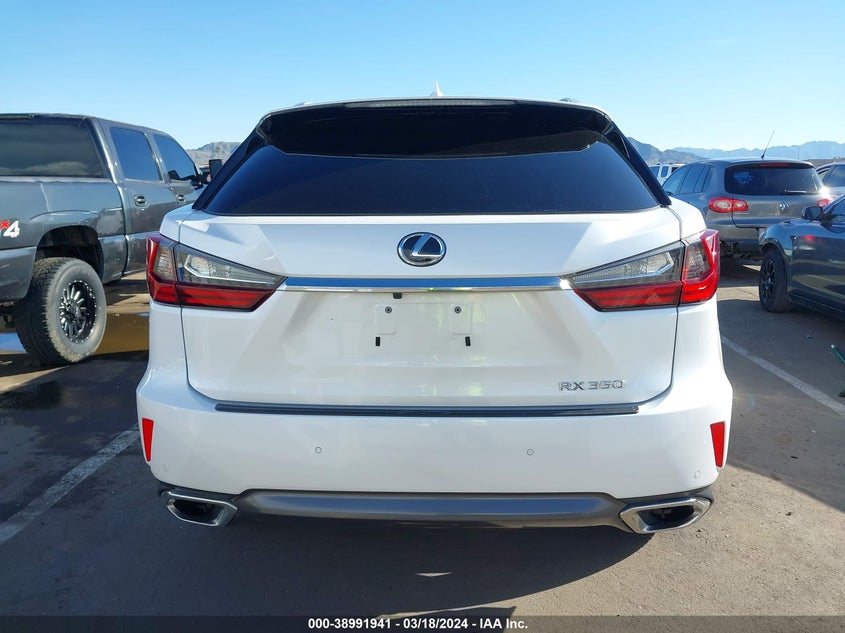 VIN 2T2ZZMCA4JC101067 2018 LEXUS RX 350