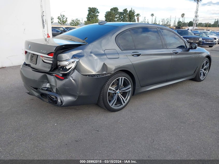 2019 BMW 740I VIN: WBA7E2C53KB218635 Lot: 38992015