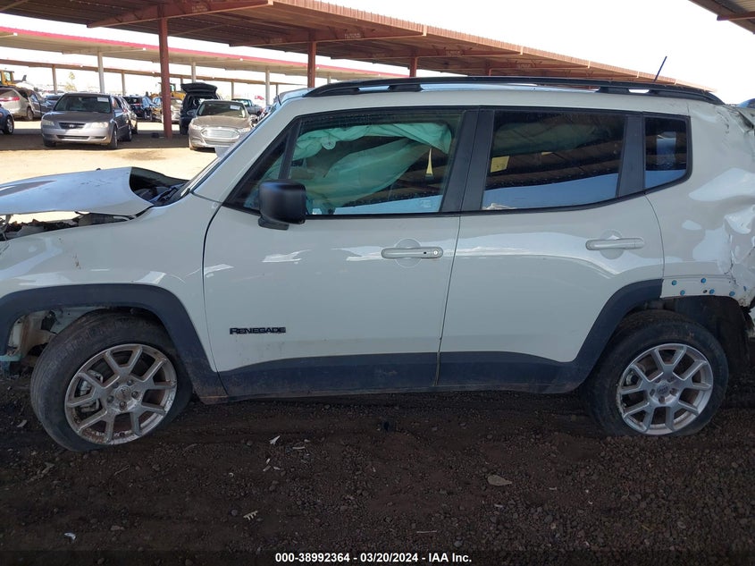 VIN ZACNJDB17NPN49306 2022 JEEP RENEGADE LATITUDE