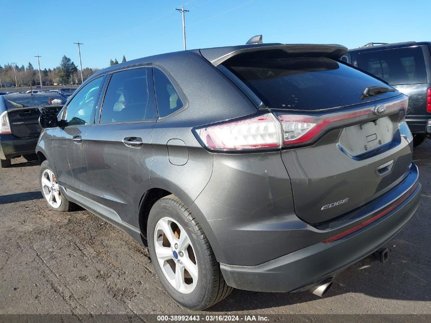 2016 Ford Edge Se VIN: 2FMPK3G94GBB84023 Lot: 38992443