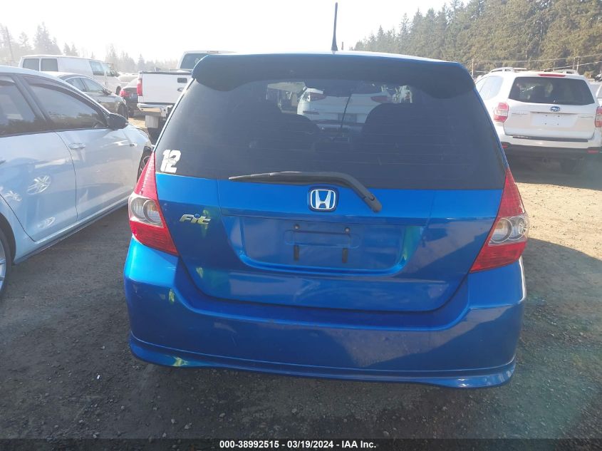 2008 Honda Fit Sport VIN: JHMGD38658S065311 Lot: 38992515